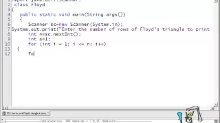 15 How to print Floyd s triangle in java