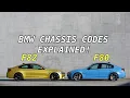 Explaining BMW s Confusing Chassis Codes