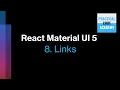 React Material UI 5 8-Links