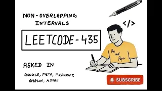 LeetCode 435 Non-overlapping Intervals Greedy Sorting Solution MAANG Interview Prep
