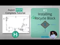 The Complete Aspen HYSYS Tutorial for Beginners Installing Recycle Block