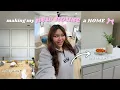 DIARIES OF MAKING MY NEW HOME COZY EP 1 KITCHEN ISLAND WALL PANELING