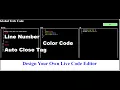 Tamil Advanced Code Editor with CodeMirror Line Numbers Auto-Close Tags Syntax Highlighting