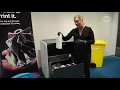 Konica Minolta Projet 2500 Changing consumables