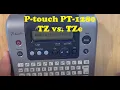 Brother PT1280 P-touch Label Maker Basic Setup Inserting TZ tape or TZe Tape