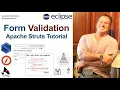 Form Validation Example Apache Struts Tutorial