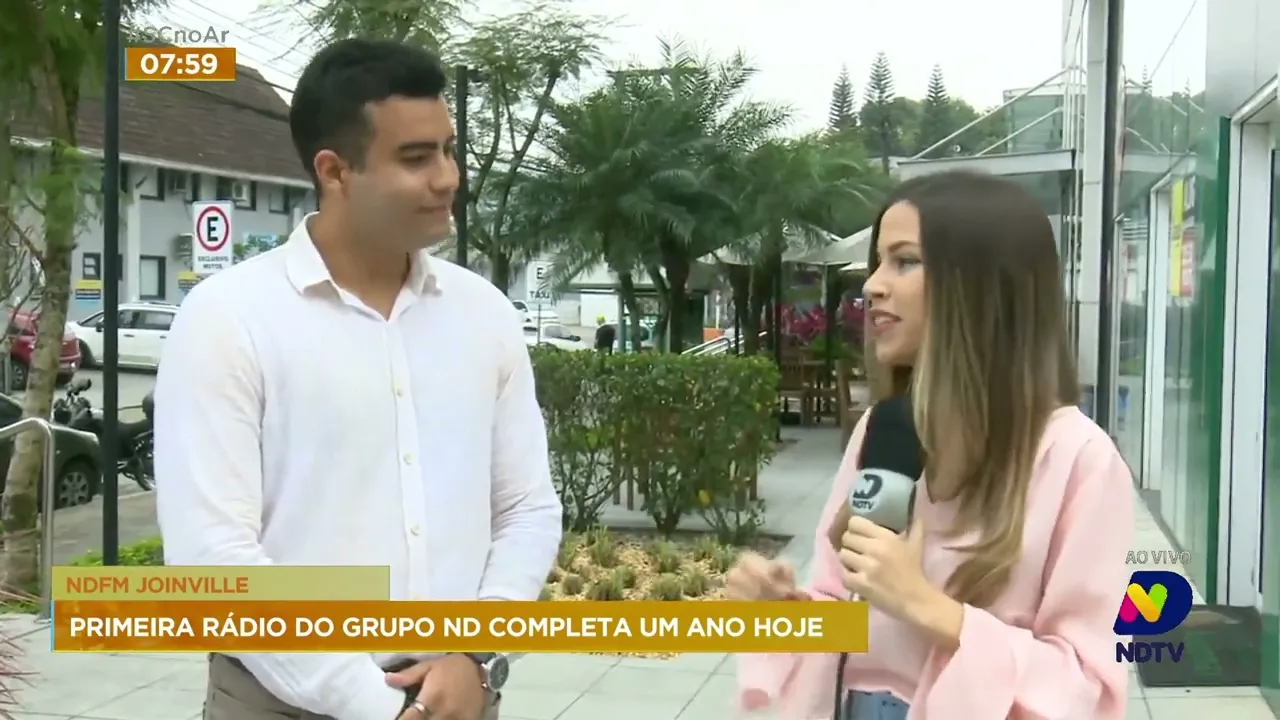 Confira a rotina da Rádio NDFM de Joinville que acaba de completar um ano