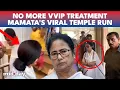 Bengal SHOCKER EX-CM Mamata SIDELINED At Temple WAITS Outside Internet Says Karma Backfires