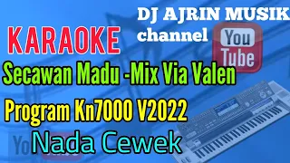 Download SECAWAN MADU - MIX - VIA VALEN [ KARAOKE KN7000 ] NADA CEWEK MP3