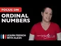 French ordinal numbers - First, Second, Third, Fourth, etc.