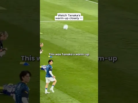 What Tanaka did before completing 95% of his passes