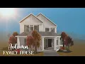 BLOXBURG Autumn Family Home Speedbuild Roblox House Build