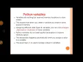Embedded System design Paper-1 chapter-3 Programming using Python