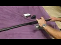 How to assemble Walmart Mainstays 30 - 84 in decorative curtain rod