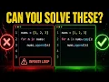 15 Python Loop Challenges You Must Solve