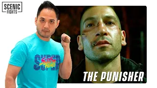knife expert breaks down punisher prison fight scene netflix daredevil s2e9 scenic fights