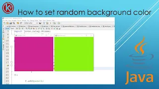 How to set random background color