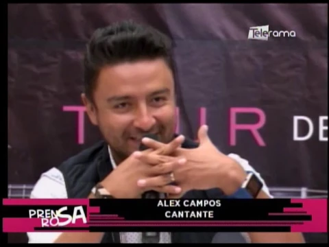 Alex Campos y su derroche de amor en Ecuador