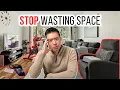 9 Space-Wasting Items Making Your Home Feel Small What to Replace Them With