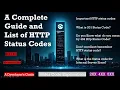 What are HTTP Status Codes REST API Complete Guide and List of HTTP Status Codes Cheat Sheet