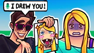 I Trolled Kids on ROBLOX DRAW ME..