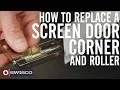 How to Replace a Screen Door Corner and Roller 1080p