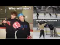 Ex hockey players Playing hockey again Skills competition