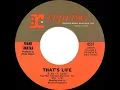 Download Lagu 1966 HITS ARCHIVE: That’s Life - Frank Sinatra (a #1 record--mono 45)
