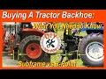 Buying a Tractor Backhoe What you Need to Know - Subframe vs 3-Point