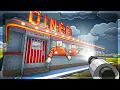 Bounty Hunter Defends Diner from Burglars in Brick Rigs
