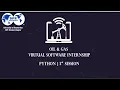 Virtual Software Internship PYTHON Session 3 - Data Visualization Tools