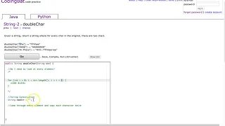 Codingbat - doubleChar Java