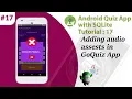 17 Multiple Choice Quiz App with SQLite Integration Part 17 - Adding Assest