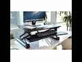 Seville Classics AIRLIFT Electric Standing Desk Converter