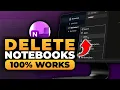 How To Delete Notebooks in OneNote 100 WORKS NO Yapping To The Point FAST EASY