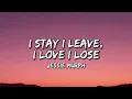 I Stay, I Leave, I Love, I Lose — Jessie Murph | Official Audio | Emotional Country Pop Song