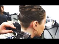 Amazing Haircut - SHORT Blonde Curly BOB With Hidden Undercut