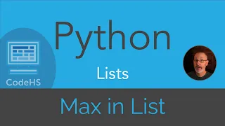 CodeHS Python - Lists