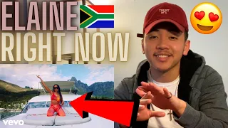 elaine right now official video american reaction south african music 