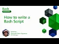 How to write a Bash Script 19 of 20 Bash for Beginners