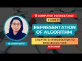 CBSE Computer Science 083 Representation of Algorithm Chapter 4 Class 11 Flowcharts Pseudocode