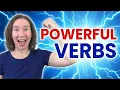 Powerful English verbs to SUPERCHARGE your vocabulary
