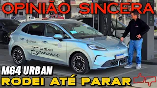 Quantos km faz o MG4 Urban? Teste de autonomia. Rodei até quase ACABAR A BATERIA! É bom para viagem?