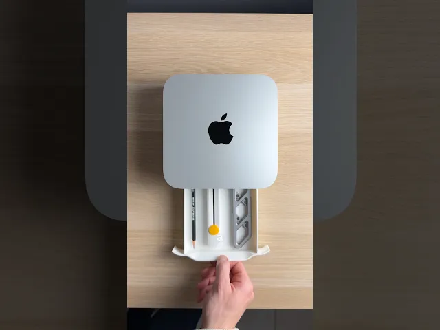 Dock, desk organizer (for Mac Mini). video thumbnail