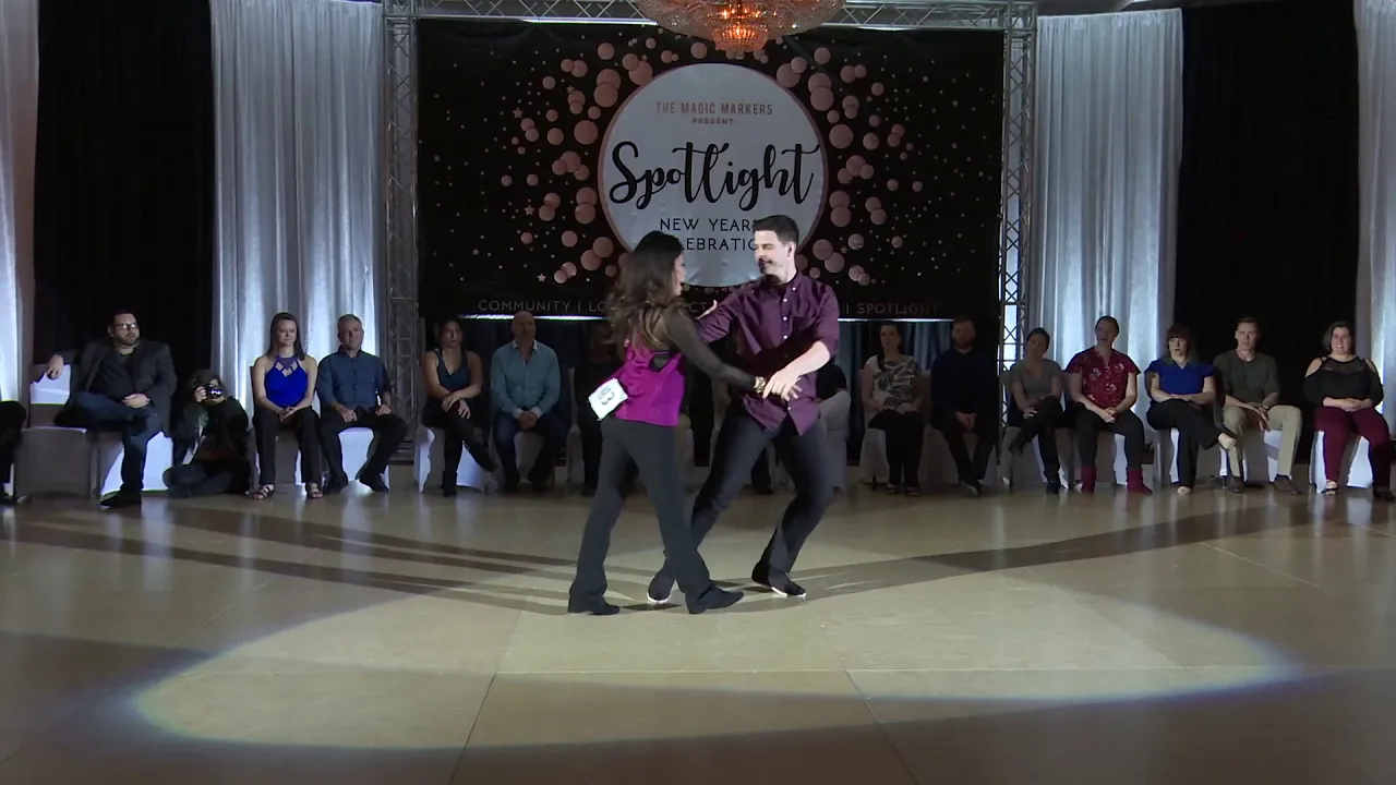 Spotlight New Years 2018 2019 Novice Jack & Jill Andrew Keith & Florrisa Maher