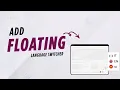 Add Floating Language Switcher to Your WordPress website Using Polylang