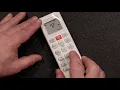 LG Ductless Remote Control Tutorial