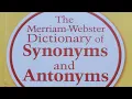 Sean DAY 33 43 The Merriam-Webster Dictionary of Synonyms Antonyms
