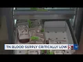 Tennessee blood supply critically low