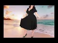 Nemidor Plus Size Dresses for Curvy Women Casual Summer V Neck Short Sleeve Midi Cocktail Vintage